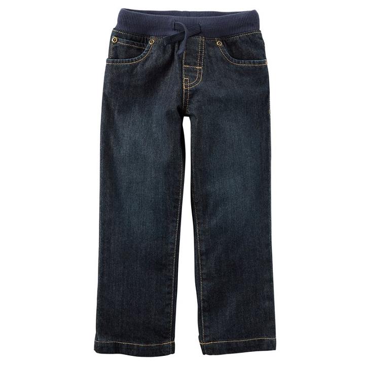 Baby Boy Carter's Pull-on Jeans, Size: 6 Months, Blue Other