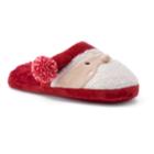 Jammies For Your Family Santa Claus Scuff Slippers, Women's, Size: Large, Red