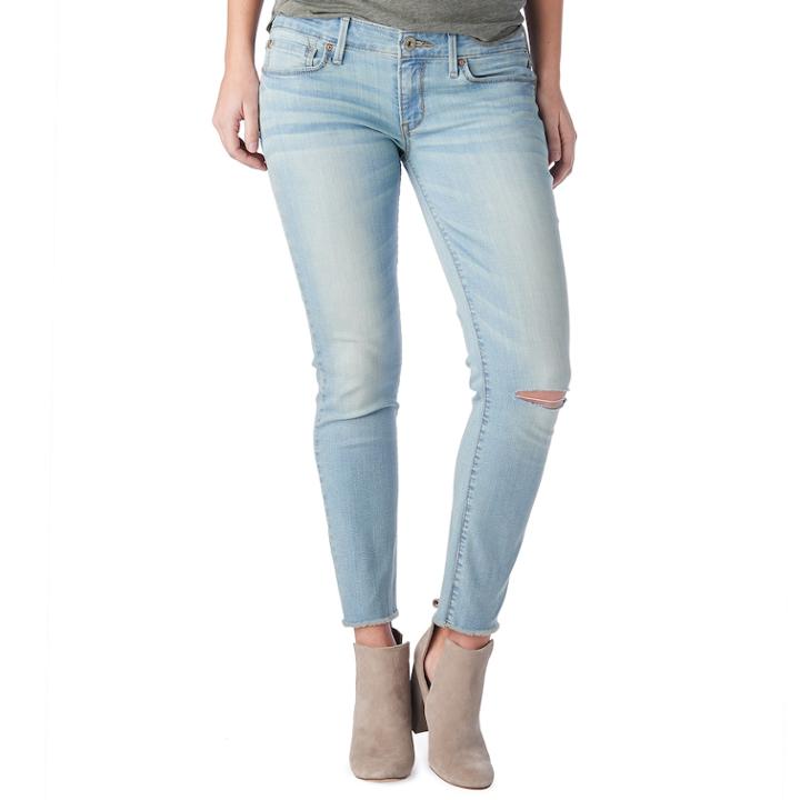 Juniors' Denizen From Levi's Low-rise Slim Ankle Jeans, Teens, Size: 7, Light Blue
