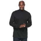 Big & Tall Croft & Barrow&reg; Easy-care Mockneck, Men's, Size: Xxl Tall, Black