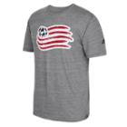 Men's Adidas New England Revolution Vintage Too Tee, Size: Medium, Grey
