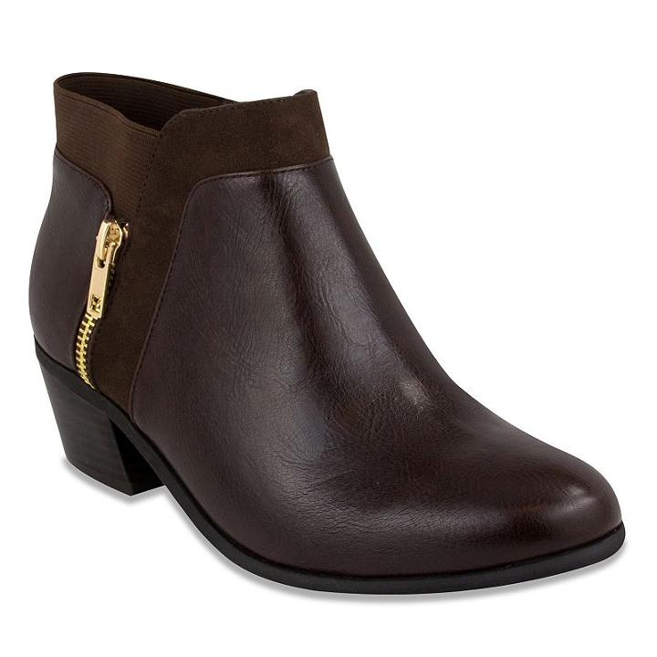 London Fog Fort Women's Ankle Boots, Size: Medium (8.5), Brown
