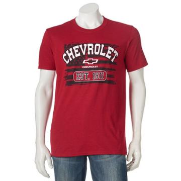 Men's Chevrolet Flag Tee, Size: Xl, Red