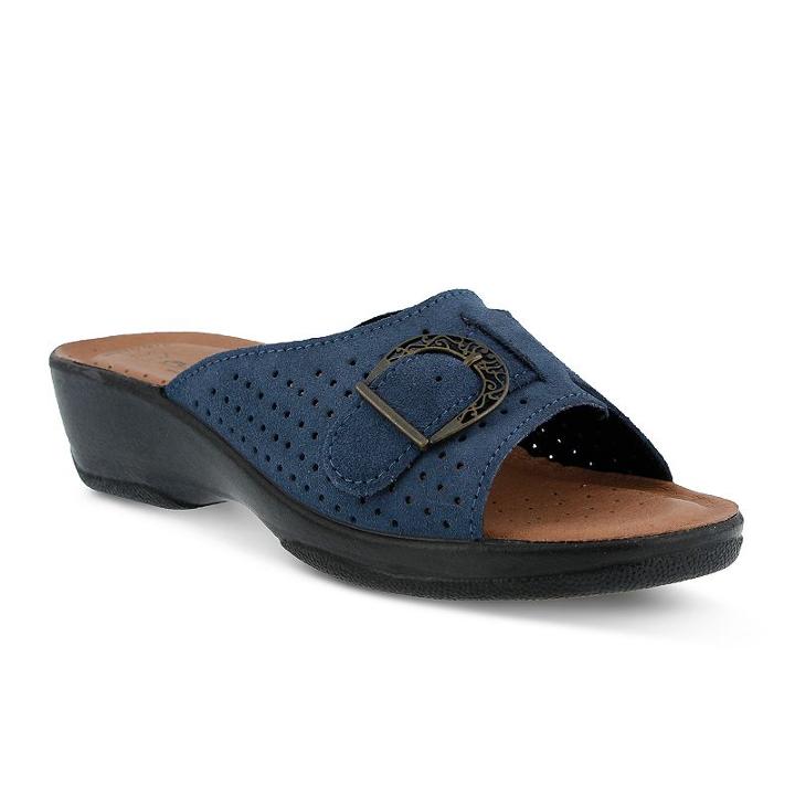 Spring Step Edella Women's Sandals, Size: 42, Blue