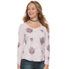 Petite Sonoma Goods For Life&trade; Essential V-neck Tee, Women's, Size: Xl Petite, Light Pink