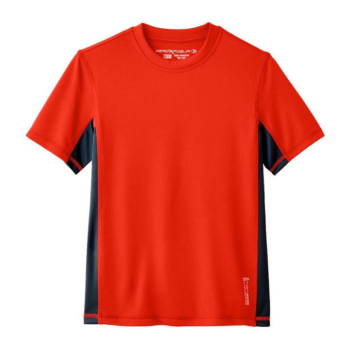 Boys 8-20 Zeroxposur Speed Rashgaurd, Boy's, Size: Medium, Brt Red