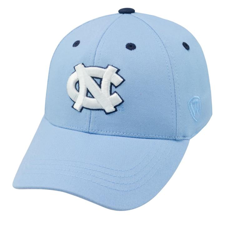 Youth Top Of The World North Carolina Tar Heels Rookie Cap, Boy's, Light Blue