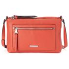 Dana Buchman Curlew Double Entry Crossbody Bag, Women's, Lt Orange