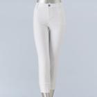 Petite Simply Vera Vera Wang Cuffed Capri Jeans, Women's, Size: 10 Petite, White