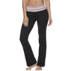 Juniors' So&reg; Lounge Contour Bootcut Yoga Pants, Size: Medium, Med Pink