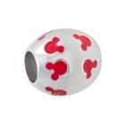 Disney's Mickey Mouse Sterling Silver Bead, Women's, Red