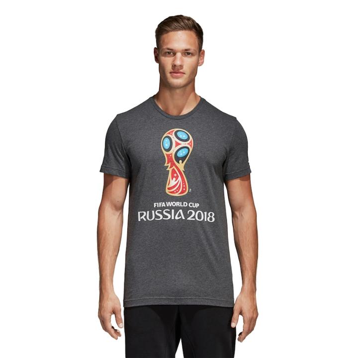 Men's Adidas Russia Fifa Tee, Size: Xxl, Dark Grey
