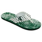 Women's College Edition Michigan State Spartans Floral Polka-dot Flip-flops, Size: Xl, White
