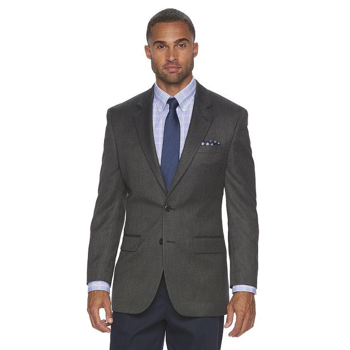 Men's Croft & Barrow&reg; Essential Classic-fit Sport Coat, Size: 48 - Regular, Med Grey
