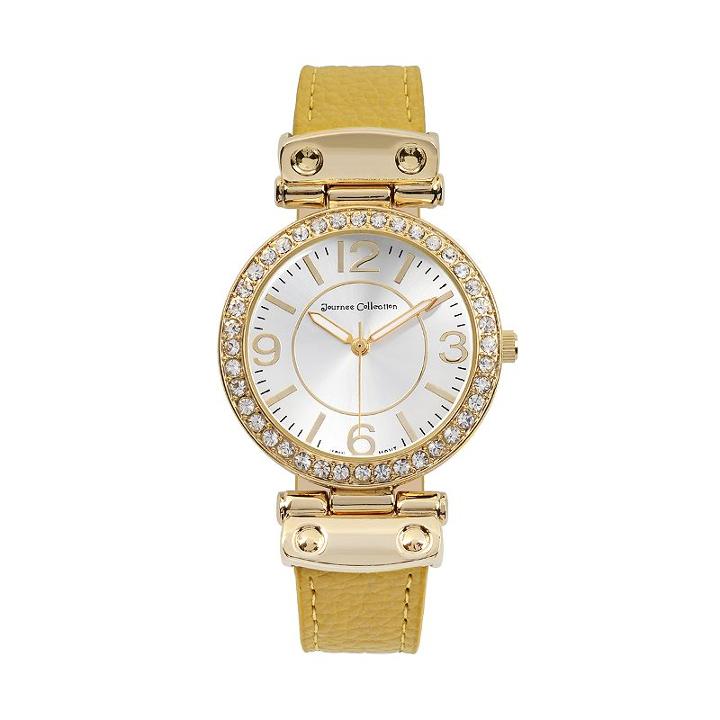 Journee Collection Women's Watch, Yellow