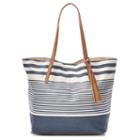Sonoma Goods For Life&trade; Canvas Tassel Tote, Women's, Blue