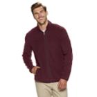 Big & Tall Croft & Barrow&reg; Classic-fit Extra-soft Arctic Fleece Full-zip Pullover, Men's, Size: 4xl Tall, Drk Purple