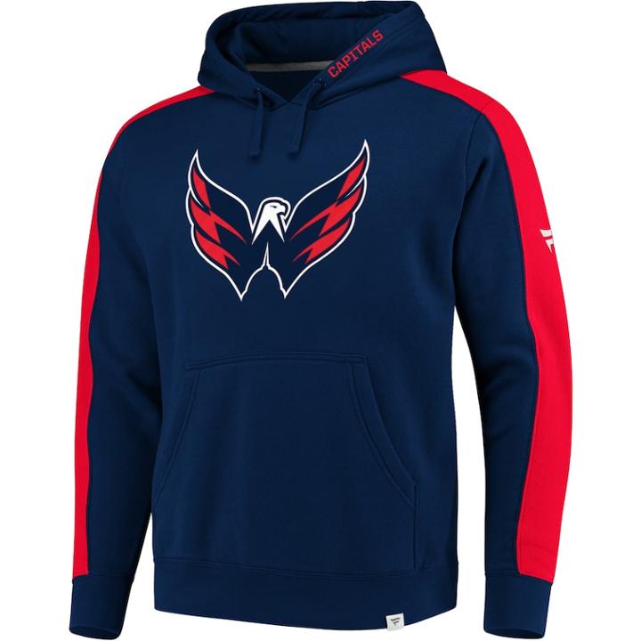 Men's Washington Capitals Iconic Hoodie, Size: Medium, Blue (navy)