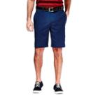 Men's Haggar&reg; Cool 18&reg; Solid Oxford Shorts, Size: 44, Blue (navy)