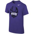 Boys 8-20 Nike Tcu Horned Frogs Football Icon Tee, Size: Xl 18-20, Purple