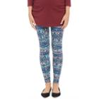 Maternity Oh Baby By Motherhood&trade; Secret Fit Belly&trade; Print Leggings, Women's, Size: Medium, Ovrfl Oth