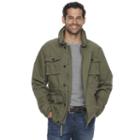 Men's Sonoma Goods For Life&trade; Hooded Field Jacket, Size: Large, Dark Green