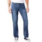 Men's Seven7 Knit Skinny Jeans, Size: 38x32, Blue (navy)