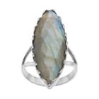 Olive & Ivy Labradorite Marquise Ring, Women's, Size: 9, Grey