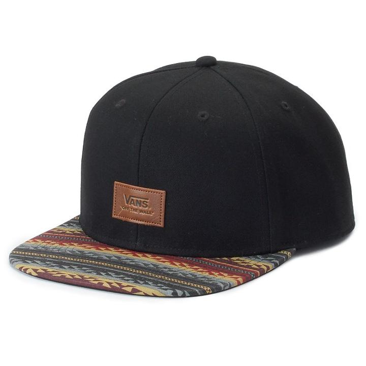 Men's Vans Desert Blanket Snapback Cap, Black