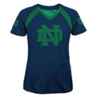 Girls 7-16 Notre Dame Fighting Irish Fashion Tee, Girl's, Size: L(14), Blue (navy)