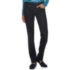 Women's Sonoma Goods For Life&trade; Slim Fit Straight-leg Jeans, Size: 6 Short, Dark Blue