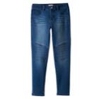 Girls Plus Size So&reg; High-rise Moto Jeggings, Size: 18 1/2, Blue