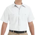 Men's Red Kap Classic-fit Industrial Button-down Work Shirt, Size: Small, White
