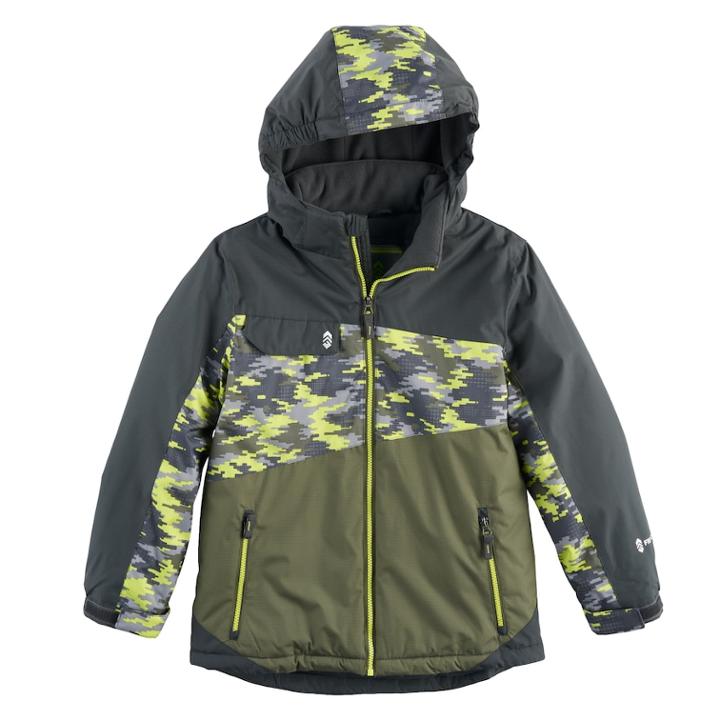 Boys 8-20 Free Country Boarder Jacket, Size: Medium, Dark Green