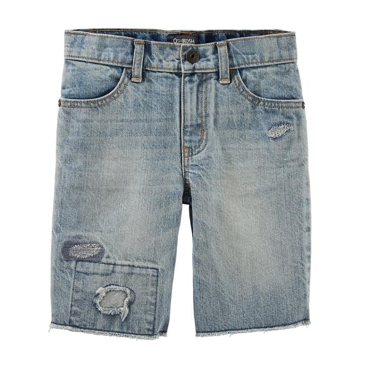 Boys 4-12 Oshkosh B'gosh&reg; Repair Denim Shorts, Size: 5, Blue