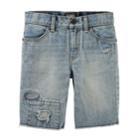 Boys 4-12 Oshkosh B'gosh&reg; Repair Denim Shorts, Size: 5, Blue