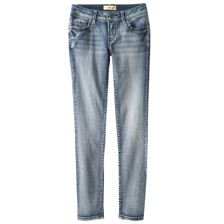 Girls 7-16 Mudd&reg; Skinny Jeans, Size: 10, Blue