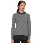 Women's Elle&trade; Dot Mock-layer Sweater, Size: Medium, Lt Orange