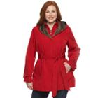 Plus Size Braetan Hooded Rain Jacket, Women's, Size: 1xl, Red