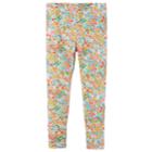 Girls 4-8 Carter's Print Leggings, Size: 7, Floral Fox