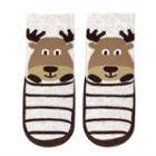 Baby Boy Jumping Beans&reg; Moose Striped Slipper Socks, Size: 2-4, Multicolor