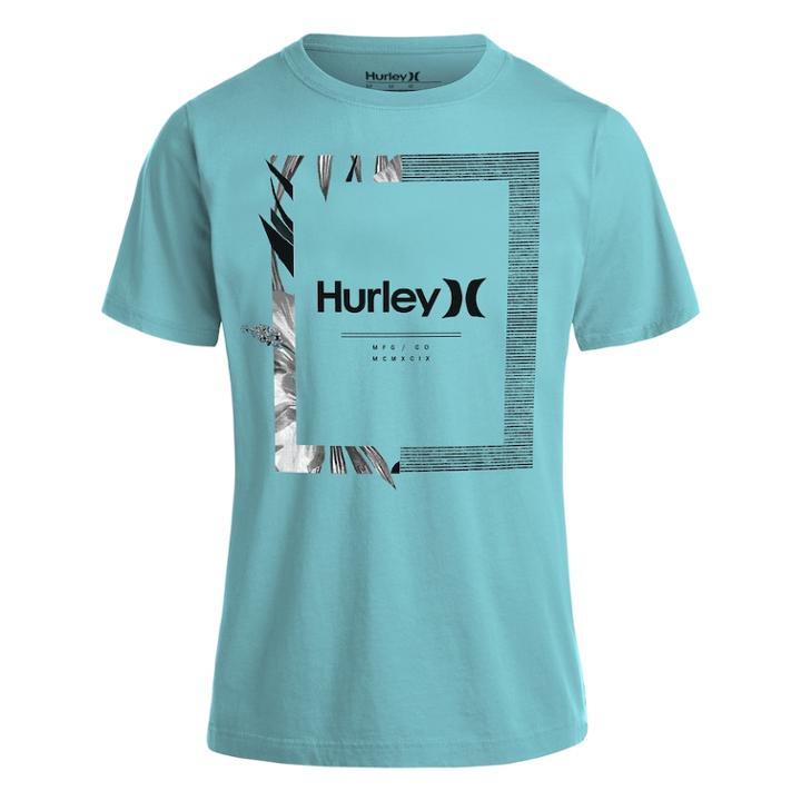 Boys 4-7 Hurley Dri-fit Bloom Logo Graphic Tee, Size: 7, White