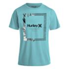 Boys 4-7 Hurley Dri-fit Bloom Logo Graphic Tee, Size: 7, White