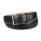 Men's Dockers Feather-edge Leather Belt, Size: 40, Black
