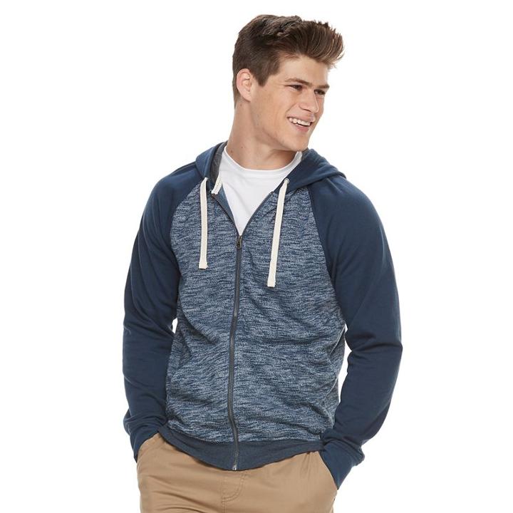 Men's Urban Pipeline&reg; Full-zip Hoodie, Size: Large, Blue