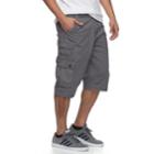 Men's Urban Pipeline&reg; Maxflex Messenger Canvas Shorts, Size: 36 - Regular, Dark Grey