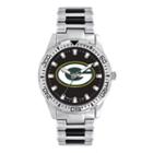 Men's Game Time Green Bay Packers Heavy Hitter Watch, Silver