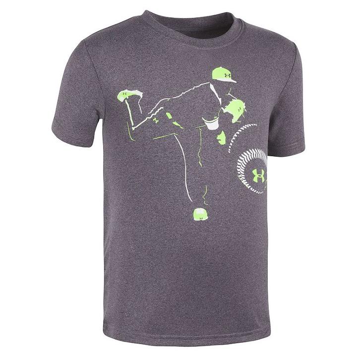 Boys 4-7 Under Armour Baseball Player Tee, Boy's, Size: 4, Oxford