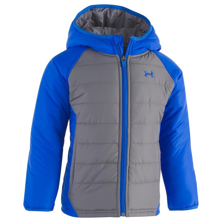 Boys 4-7 Under Armour Werewolf Puffer Midweight Jacket, Size: 4, Blue (navy)
