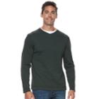 Men's Method Classic-fit Interlock Mock-layer Tee, Size: Xl, Dark Green